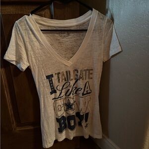 Dallas Cowboys T-Shirt with Blue Graphic